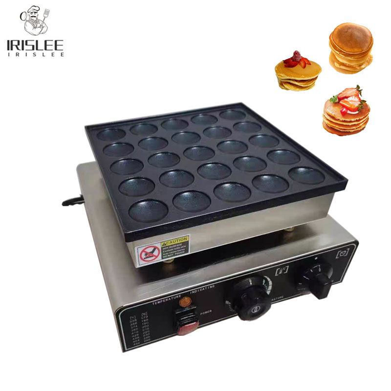 Mini Pancake Griddle - Elektrikli Mini Pankek Makinesi Poffertje &