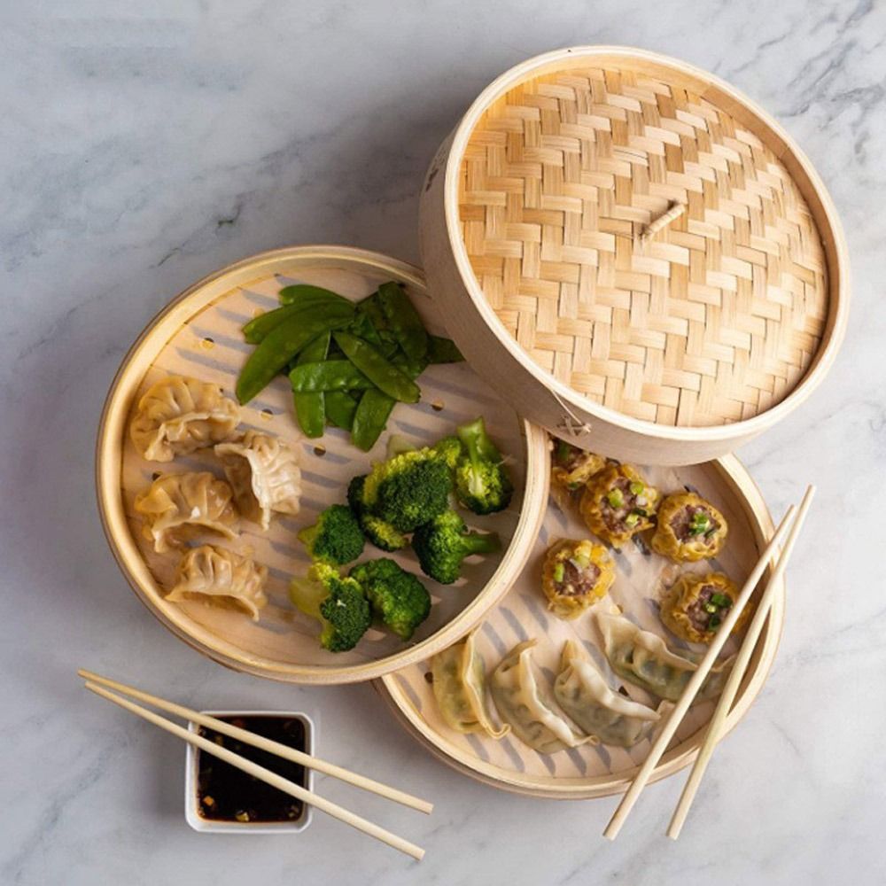 Çin Bambu Buharlı Pişirici, Ka - Bao Steamer Bamboo incelemesi ve fiyatı